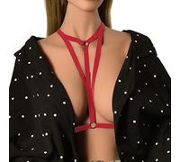 Porte Jartelle Vetement Femme Ensemble Guepiere Jaretelles Bustier Sexy Érotique La Lingerie Mariage BDSM Harnais Soutien Gorge Dos-Nu Tenue EVJF Mariée Bas Top sous~