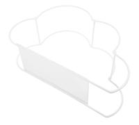 Porte-journal Nuage Blanc en Fer, Organiseur Mural Moderne pour Magazines