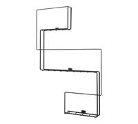 Porte-journaux et porte-brochures muraux Revue WxHxD 57.5x85.5x6.5cm