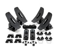 Porte-Kayak de toit Support Canoë 4 pièces Porte-bateau 2 Sangles Fixation