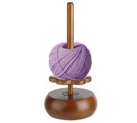 Porte-Laine À Tricoter | Bobinoir Magnétique en Bois pour Pelote de Laine et Crochet | Accessoires de Crochet Portables pour Loisirs Créatifs Maison Voyage | Femmes Adultes Débutantes