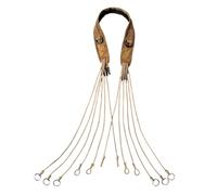 Porte-laisse de canard - Laisse de canard pour oiseaux aquatiques, lanière de transport pour oiseaux aquatiques 23,62 pouces | Équipement extérieur de conception de boucle en métal pour canard colvert