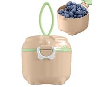 Porte-lait en poudre pour voyage, pot hermétique portable - Compartiment séparé pour les nouveaux parents, compartiment séparé pour le lait en poudre, utilisation pratique