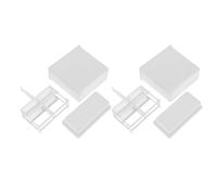 Porte-lames de Microscope en Plastique Blanc, Multi-slot | Organisation Rapide des Préparations 25x75 Mm, Usage en Enseignement et Recherche, Format Compact Blanc