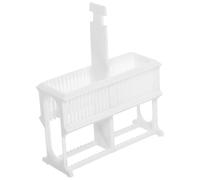 Porte-lames de Microscope Plastique 24 Emplacements pour Laboratoire | Blanc, Organisation des Lames et Protection des Bords, Usage École et Recherche, Réutilisable