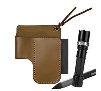 Porte-Lampe Torche - Sac Cuir rétro Polyvalent - Sacs à Outils Robustes - pour La Plantation, L'Amélioration De L'Habitat, La Construction, La Plomberie, La Menuiserie, Le Travail du Bois