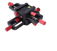 Porte-lentille de la caméra 150mm 4 Voies Mise au Point Macro Rail Coulissant tête avec Bride de Fixation Rapide Fit Arca-Swiss Plate Sortie for caméra Trépied Joby Trépied caméra
