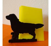Porte Lettres En Acier Décoré D'une Silhouette De Golden Retriever