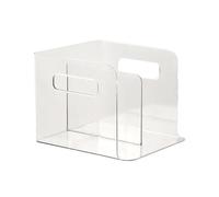 Porte-lettres En Acrylique Transparent - Trieur De Fichiers De Bureau Vertical Durable En PET, Porte-revues Spacieux À Épais, Organisateur De Papier Moderne Transparent, Présentoir De Portefeui