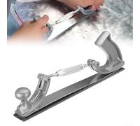 Porte-lime réglable en acier à dents incurvées de 35,6 cm en acier au carbone avec cadre en acier plaqué aluminium compatible avec plat (D)