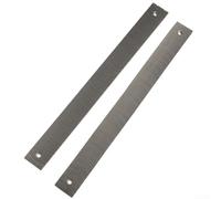 Porte-lime réglable en acier au carbone à dents incurvées de 35,6 cm avec poignée en fonte d'aluminium, limes à dents grossières ou moyennes pour précision plate (A)