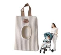 Porte-Lingettes Bébé | Housse de Transport Réutilisable pour Lingettes,Distributeur de Mouchoirs Rechargeable pour Voiture, Sac de Stockage à Ouverture Facile pour Poussette, Sac à Langes et Sport