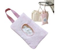 Porte-Lingettes,Distributeur de Mouchoirs de Voyage | Dispenser Réutilisable Décoratif pour Lingettes, Stockage Serviettes Maison Voiture Extérieur