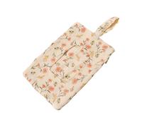 Porte-lingettes humides pour bébé - Portable - Sac de rangement pour poussette - Double couche - Sac de voyage pour couches, poussette, lingettes humides