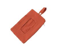 Porte-lingettes humides pour bébé - Portable - Sac de rangement pour poussette - Double couche - Sac de voyage pour couches, poussette, lingettes humides