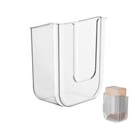 Porte-lingettes mural pour rangement de lingettes, distributeur de mouchoirs rechargeable avec accès facile, accessoires de maison pour cuisine, chambre à coucher et utilisation familiale, blanc, gris
