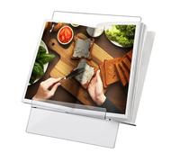 Porte-Livre Transparent | Support Réglable pour Tablette,Étagère D'Affichage Polyvalente,Pour Plan De Travail Cuisine, Intérieur, Maison, Travail, Bibliothèque, École, Musée Et