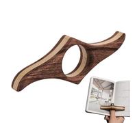 Porte-livres - Holder du livre de l'ouvreur en bois, Book Keep Book Open BookMark | Accessoires de lecture de signets, porte-page de lecture de livre rustique, accessoires de lecture portables pour le