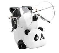 Porte-lune de bureau, porte-verres d'animaux | Resin Panda en forme de lunette de lunette | Drunative Eyeglass Organizer Organizer Display Stand Rack for Kids Women, Home Office Decor