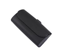 Porte-lunettes - 17,5 x 4,5 x 7,5 cm - Avec fonction magnétique - En cuir synthétique - Pour pare-soleil de voiture - Pour lunettes, cartes, câble de charge, pièces de monnaie, clés, billets