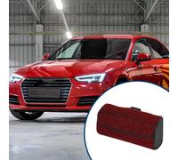 Porte-Lunettes De Soleil Pare-Soleil De Voiture / Clip Lunettes Soleil Pare-Soleil Crochet Pour SUV Camion / Organisateur Panneau Pare-Soleil Similicuir / 1 Pc Rouge Faux Diamant