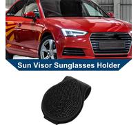 Porte-Lunettes De Soleil Pare-Soleil Voiture / Clip Lunettes Soleil Pare-Soleil, MagnéTique Pour SUV Camion / Organisateur Panneau Pare-Soleil CuirPolyuréthane/ 1 PièCe Noir Faux Diamant