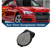 Porte-Lunettes De Soleil Pour Pare-Soleil Voiture / Clip Pour Lunettes Soleil Pare-Soleil Voiture SUV Camion / Organisateur Panneau Pare-Soleil CuirPolyuréthane/ 1 Pc Faux Diamant Coloré