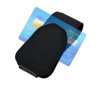 Porte-Lunettes de Soleil pour visière de Voiture, Support de Verres de Voiture en Cuir magnétique, Support de Lunettes de Soleil en Cuir, Porte-Soleil en Cuir magnétique et Clip de Carte de Tick