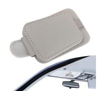 Porte-Lunettes De Soleil Visière | Accessoires Enveloppants Multifonctionnels Doux - Support Lunettes De Soleil Avec Pince Tickets Cartes,Pour Toutes Les Voitures Automobiles Et Véhicules Camions SUV