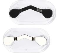Porte-Lunettes Magnétique,2 Pcs Supports Magnétiques En Acier Inoxydable Pour Lunettes Pinces À Lunettes Pinces À Badges Pour Femmes Hommes Lunettes De Soleil Et Casques D'écoute