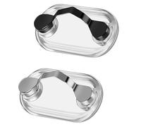 Porte-Lunettes Magnétiques,2 PCS Broche pour Lunettes Broche Aimantée en Acier Inoxydable Support Multifonction pour Lunettes Lunettes de Soleil Écouteurs et Badges pour Homme et Femme