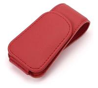 Porte Lunettes pour Voiture pour Alfa Romeo Giulietta 159 147 156 Giulia Stelvio, Support Lunettes pour Voiture Magnétique Cuir PU, Support de Lunette Soleil pour Voiture en,E/Red