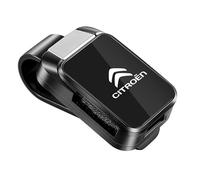 Porte Lunettes pour Voiture pour Citroen C3 Picasso 2008-2013, Support Lunettes pour Voiture Clip de Support de Lunettes de Visière de Voiture Porte-Lunettes de Soleil pour Voiture,Black