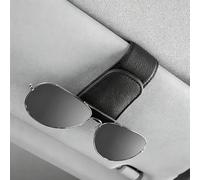 Porte Lunettes pour Voiture pour Volvo EX30 2023 2024, Cuir Clip de Support de Lunettes de Visière de Voiture Magnétique Support Lunettes,Black