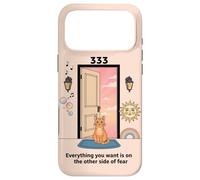 Porte Magique pour Chat Arc-en-Ciel - Vibes positives - Décoration d'intérieur spirituelle Coque pour iPhone 17 Pro Max