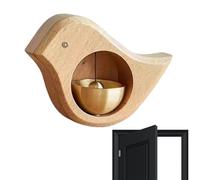 Porte magnétique en forme de CHIME - BIENVENUE CHIE DE BIENVENUE EN BOIS | de sonnette décorative pour la maison et le jardin, magnétique en bois naturel rustique avec une main d'asp
