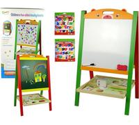 Porte-magnétoscope 2-en-1 avec motifs, chiffres et tableaux (Spielzeug - Tafeln)