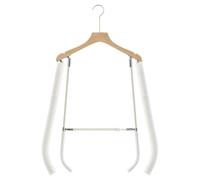 Porte-mannequin réglable pour présentation polyvalente de vêtements, idéal pour l'organisation de placards et l'aplatissement des vêtements