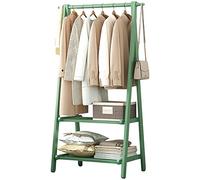 Porte-manteau 3 en 1 en bois avec rangement à chaussures, support d'entrée, cintre pliable pour la maison et le bureau, couloir, solution élégante pour économiser de l'espace (86 cm x 40 cm x 160 cm)