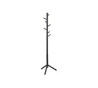 - Porte manteau à 7 accroches en bois d'Hévéa - Noir - Briman