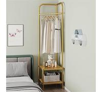 Porte-manteau autoportant 3 en 1 avec étagères rustiques et modernes pour entrée, arbre robuste, support de rangement pour chapeaux et chaussures, idéal pour la décoration de la maison et du bureau