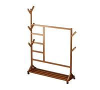 Porte-manteau autoportant Porte-manteau au sol en bois massif, Type branche d'arbre, porte-vêtements, chaussures, multifonctionnel, Simple, rangement Porte-manteau de couloir debout avec arbre d'entré