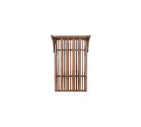 Porte-manteau avec étagère en bois brun Jakub
