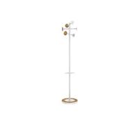 Porte-manteau BORA BAMBOO, blanc-bambou