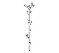 Porte-manteau Branche Noir
