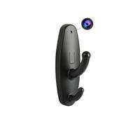 Porte Manteau Camera Espion Miniature Discrète Detecteur de Mouvement Micro Sd + SD 32Go