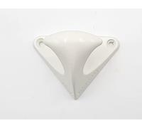 Porte manteau Chaville alu poli, blanc