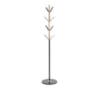 Porte-Manteau Design "Corneille" Anthracite & Naturel
