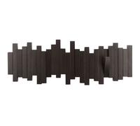 Porte manteau design mural Sticks Expresso 49,2 x 18,1 x 2,9 cm
