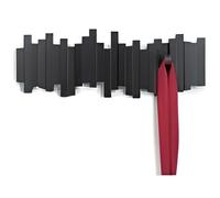 Porte manteau design mural Sticks Noir 49,2 x 18,1 x 2,9 cm